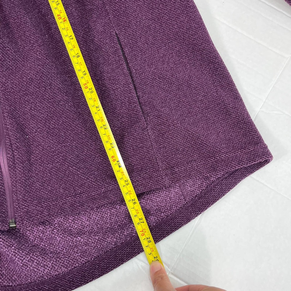 Duluth Men XXL Checkpoint Violet Full Zip Mock Jacket Softshell Fleece Pockets - Picture 9 of 13